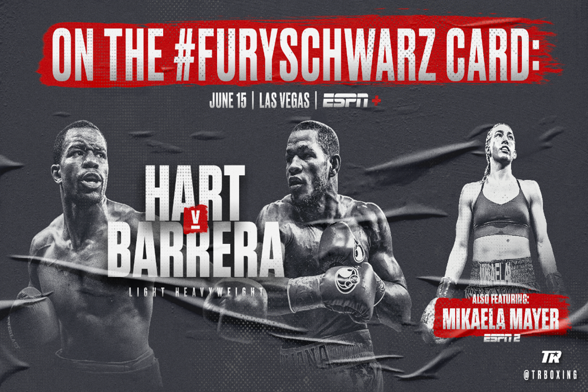 Max Boxing - News - Jessie Hart fighting Sullivan Barrera June 151200 x 800